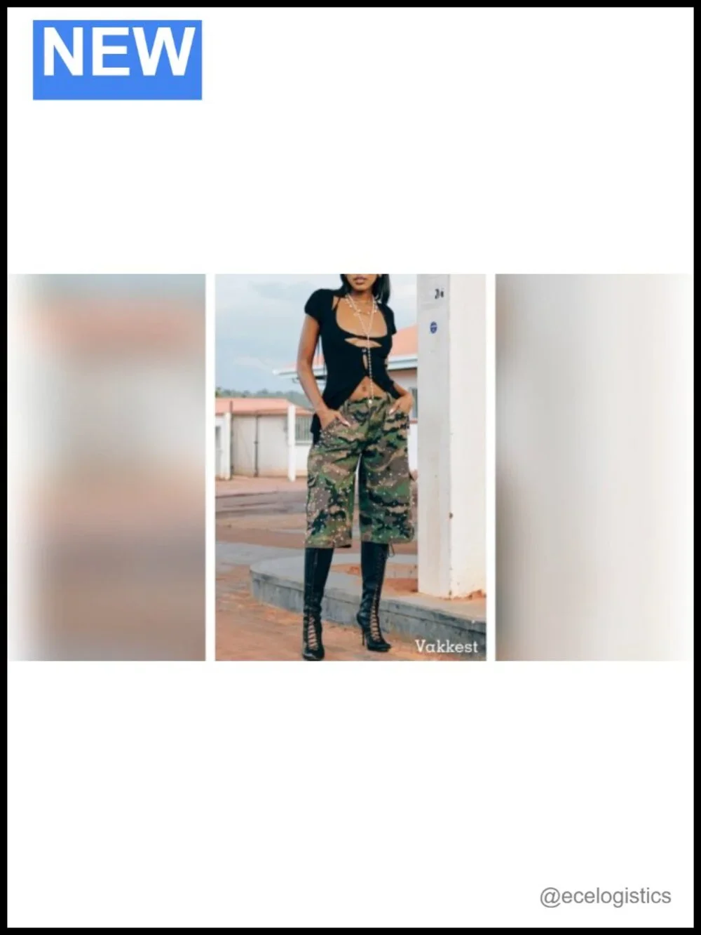 Camo Bermuda Cargo Shorts Women Baggy Y2K Jorts Rhinestone Denim